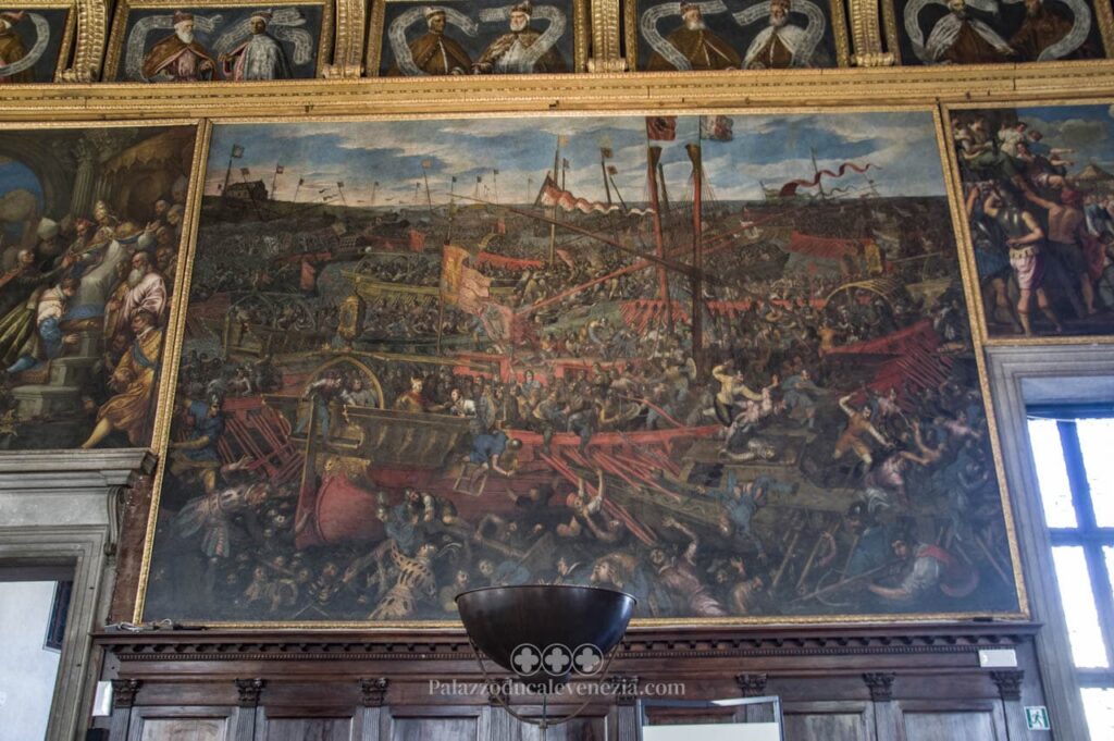 palatul dogei veneția bătălia de la lepanto