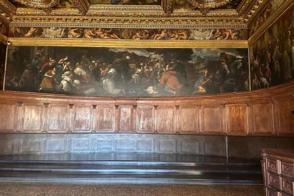 sál rady x dóžecího paláce v Benátkách